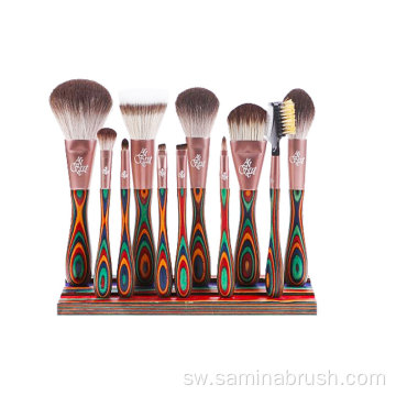Makeup brashi kuweka nywele za syntetisk